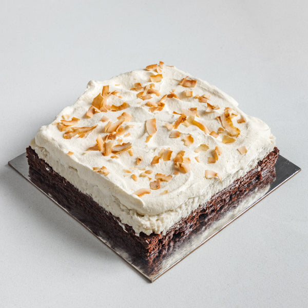 Coconut Brownie cake-Vegan friendly