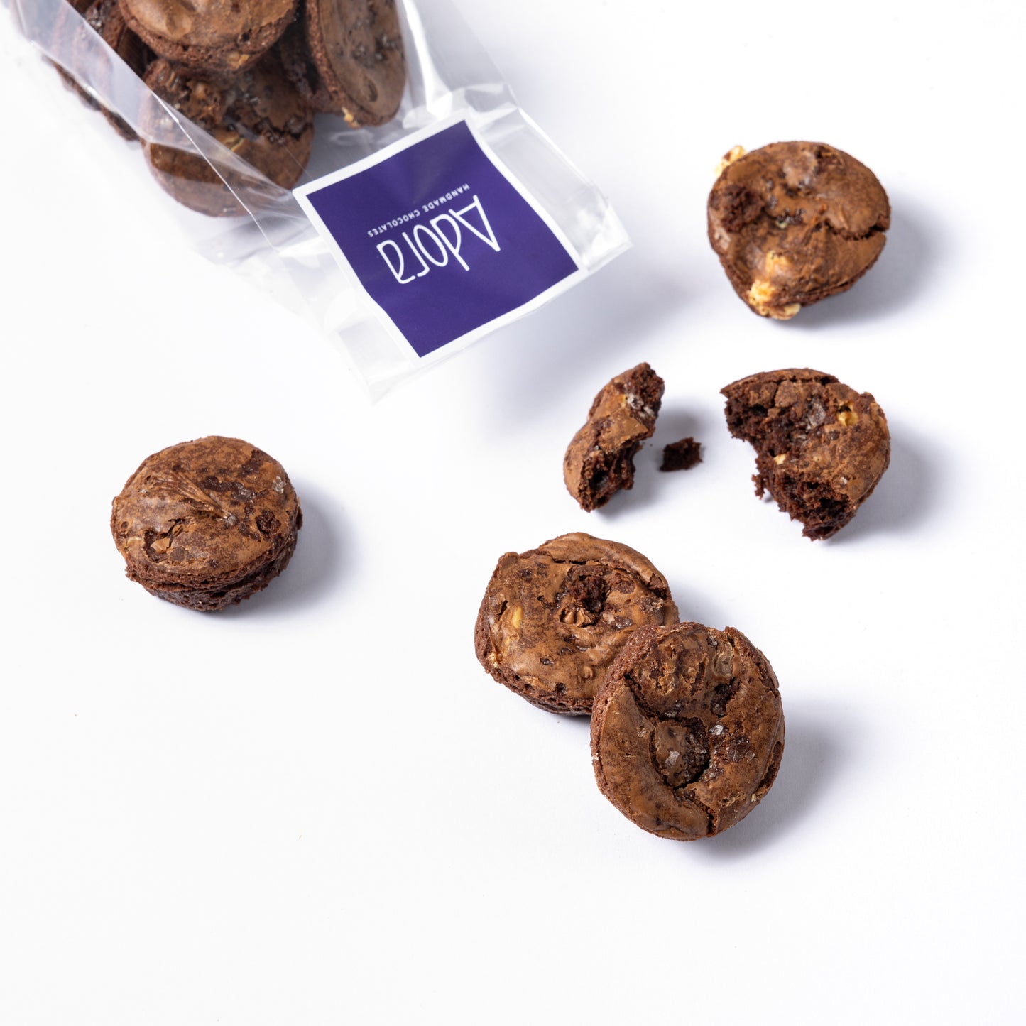 Triple chocolate brownie bites