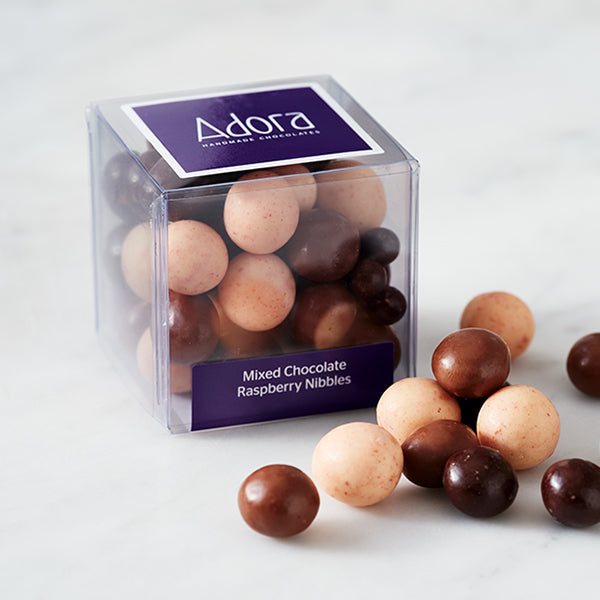 RASPBERRY NIBBLES - Adora Handmade Chocolates