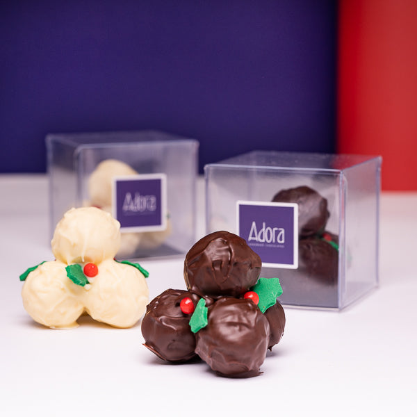 chocolate Christmas truffles