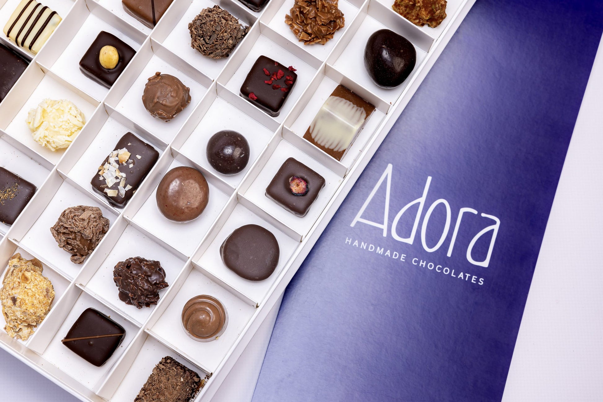 64 CHOCOLATE BOX  -  Adora Handmade Chocolates 