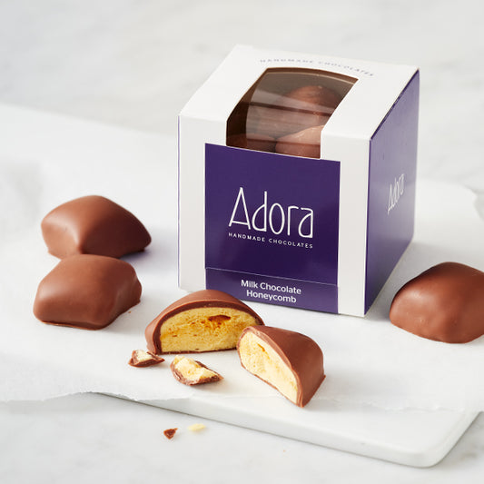 CHOCOLATE COVERED HONEYCOMB (MILK OR DARK) - Adora Handmade Chocolates