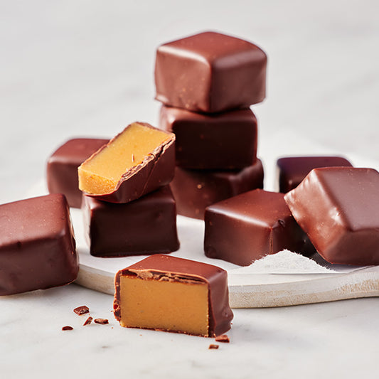 CHEWY MILK CHOCOLATE CARAMEL - Adora Handmade Chocolates