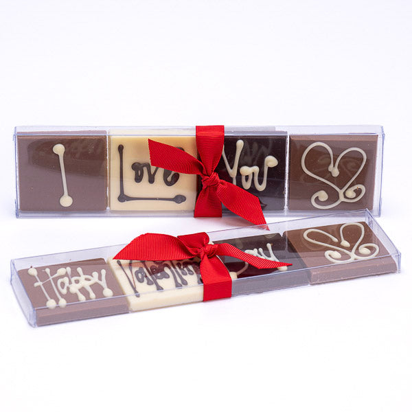 Valentine's Day 4 chocolate squares